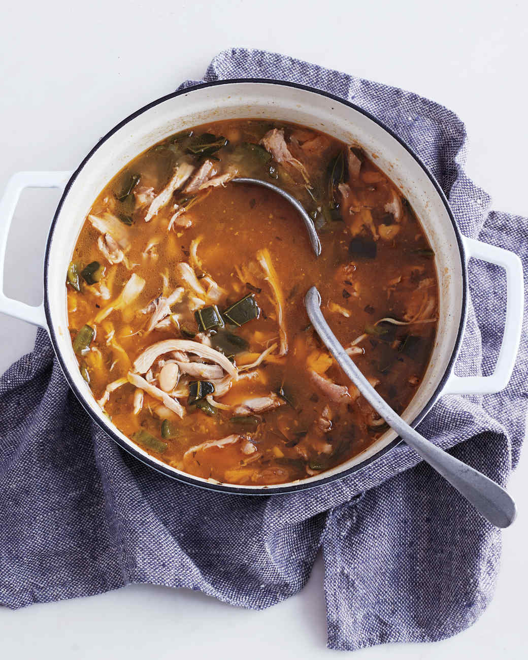 Chicken-Chile Stew Recipe & Video | Martha Stewart