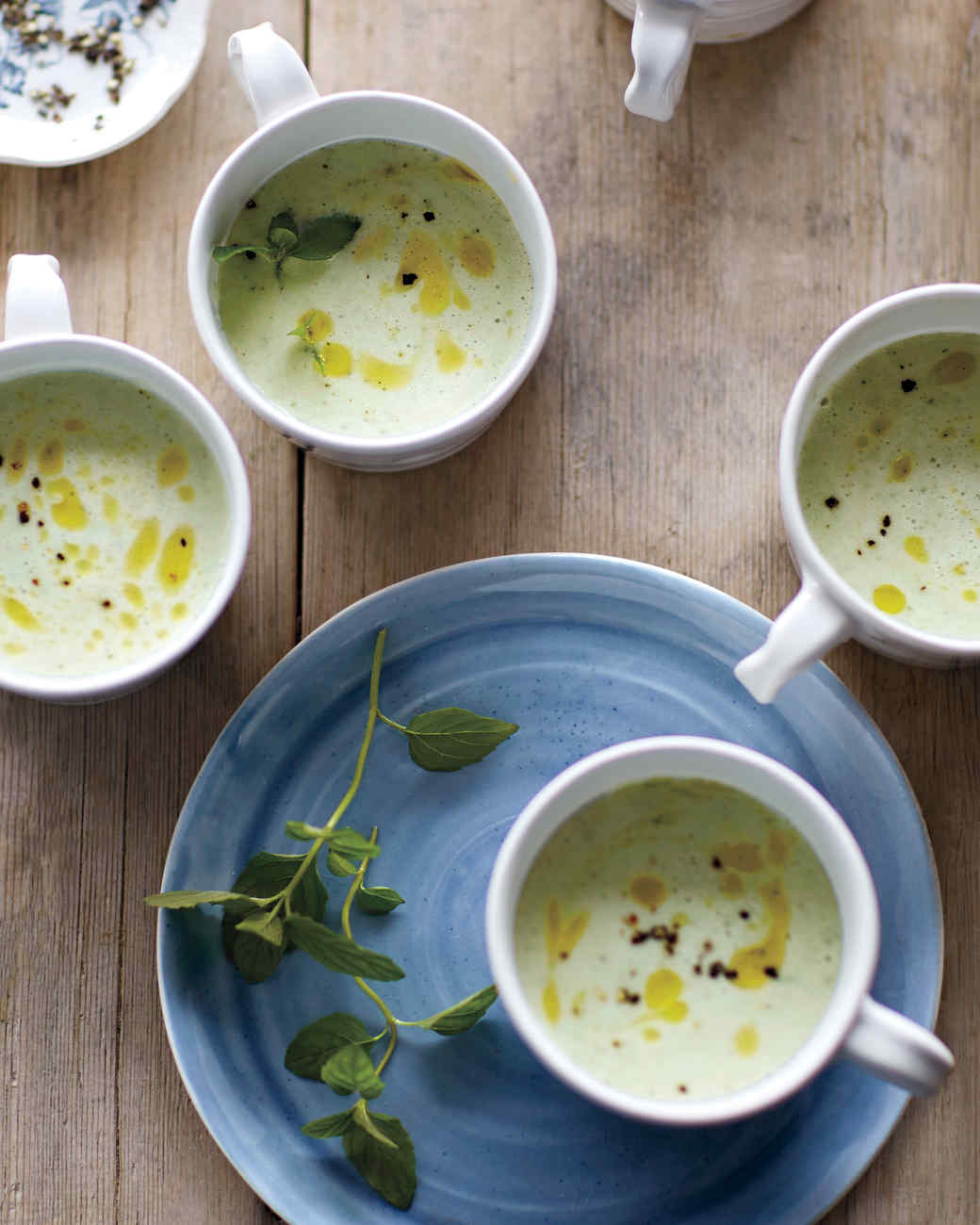 CucumberMint Buttermilk Soup Recipe Martha Stewart