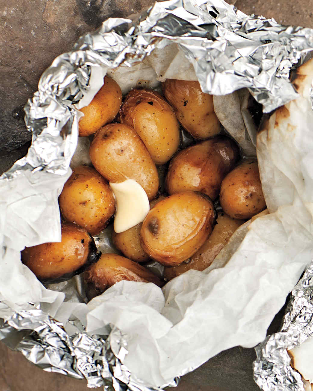 BeerSteamed Potato Hobo Pack Recipe Martha Stewart