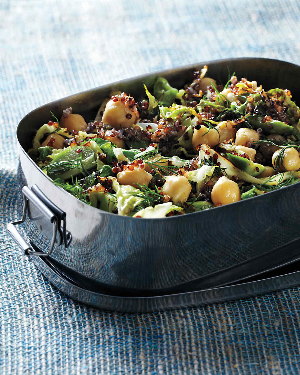 ToastedQuinoa Saute with Lemony Cabbage and Dill Recipe Martha Stewart