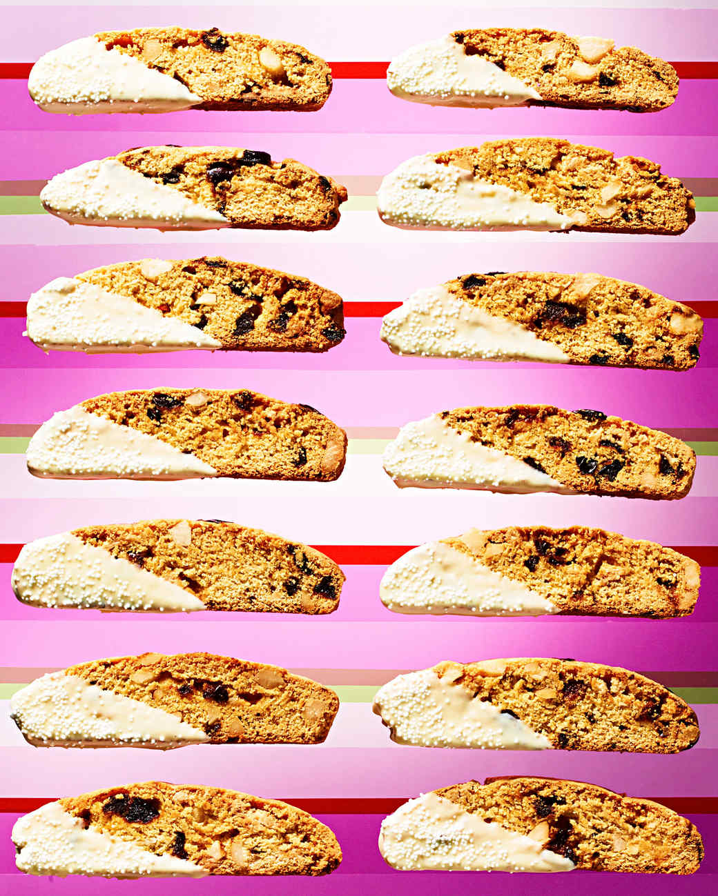 Cornmeal, Cherry, and WhiteChocolateChunk Biscotti Recipe Martha