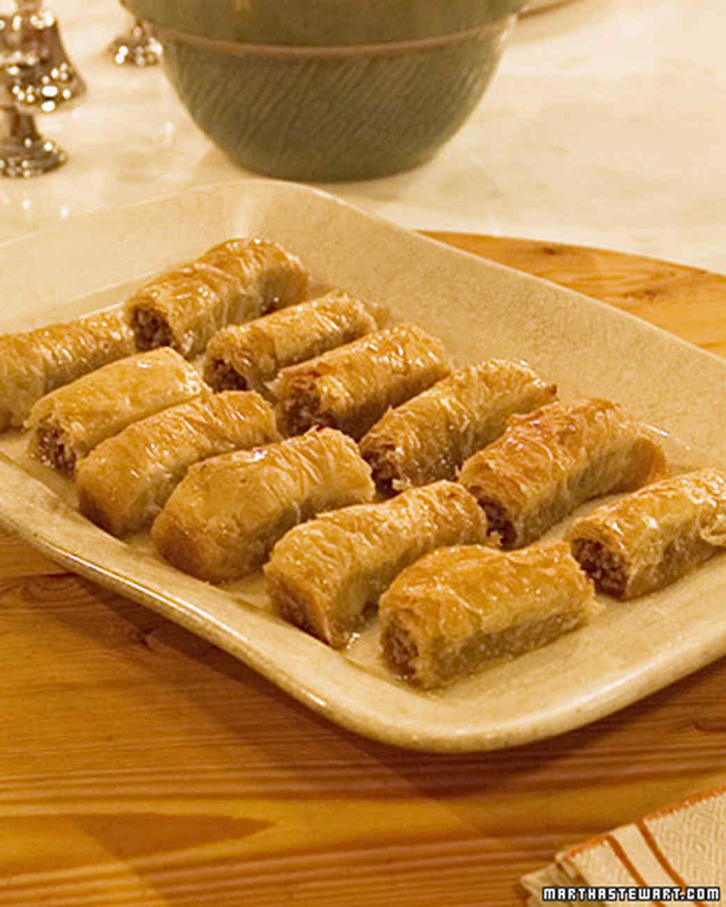 Rolled Baklava Recipe | Martha Stewart