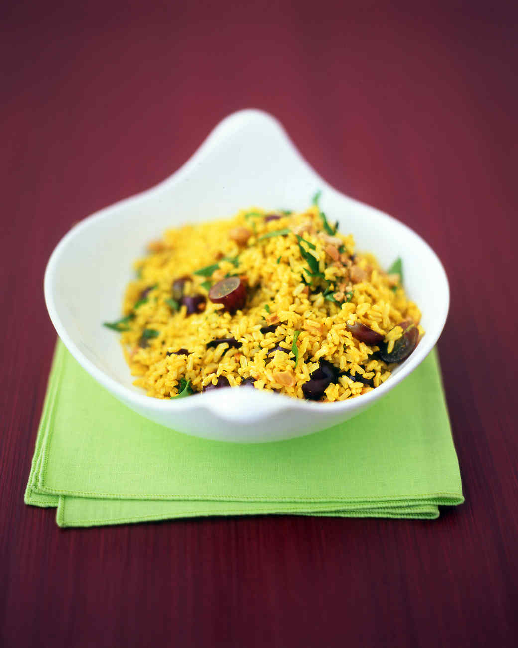 Curried Rice Salad With Grapes