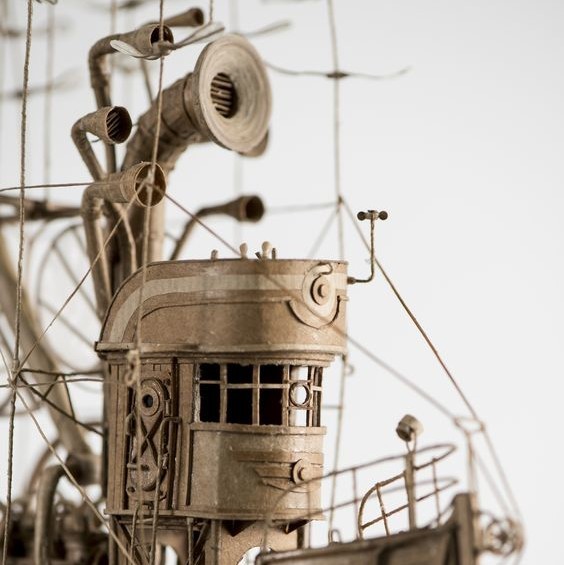 cardboard ship cardboard ship