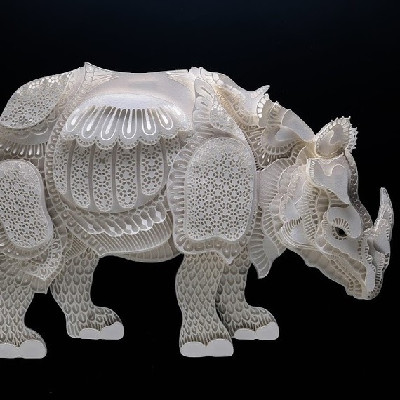 rhino papercut rhino papercut