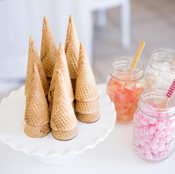 ice cream sundae bar cones ice cream sundae bar cones