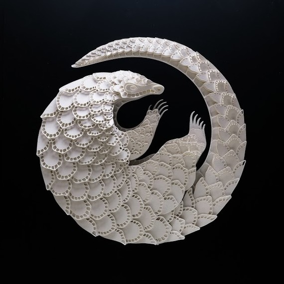 pangolin papercut pangolin papercut