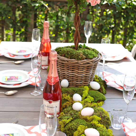 easter table close up easter table close up