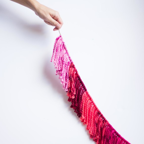 Simple Yarn Garland