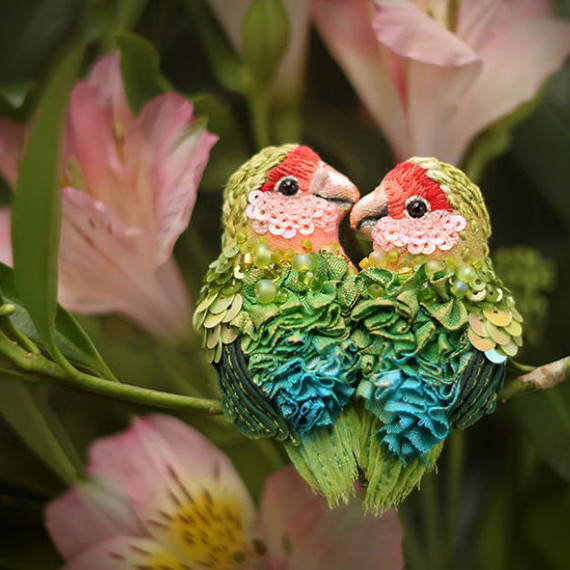 beaded birds by Julia Gorina beaded birds by Julia Gorina