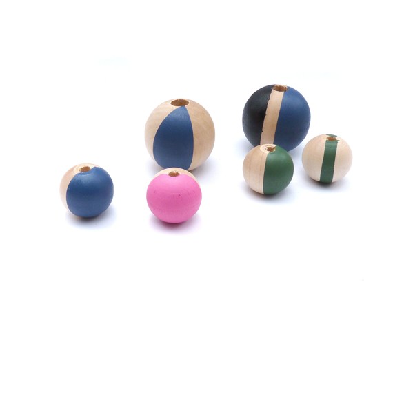 DIY Painted Wood Beads