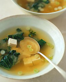 Miso Soup with Tofu and Kale_image