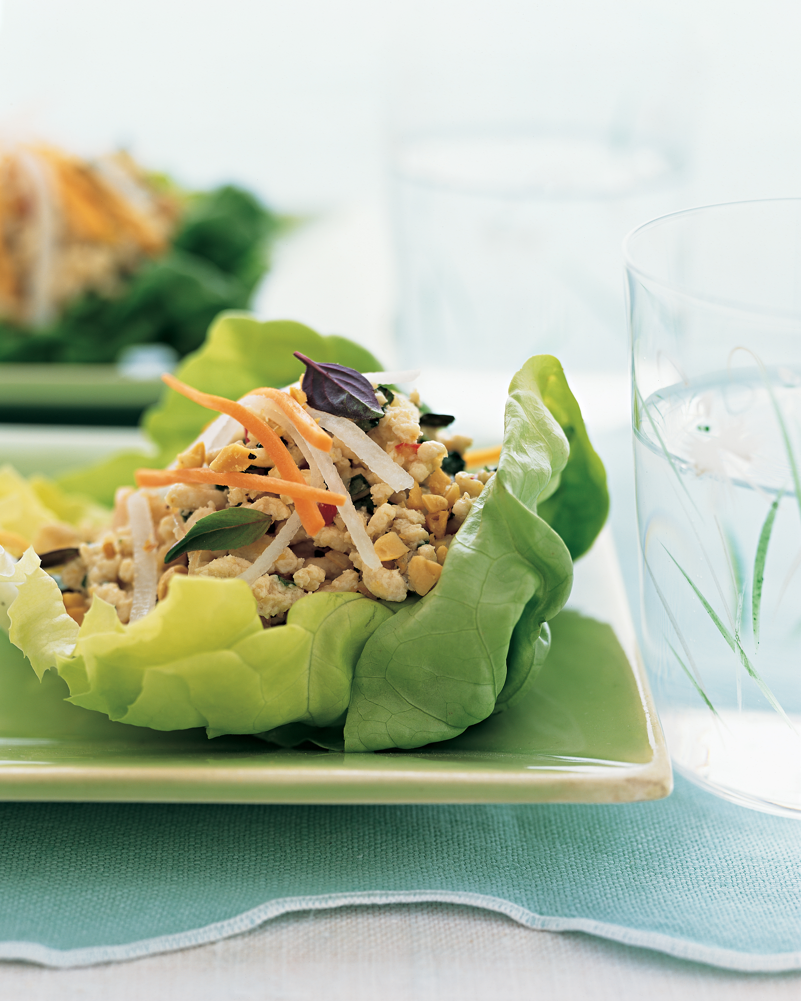 SPICY CHICKEN SALAD IN LETTUCE CUPS MARTHA STEWART