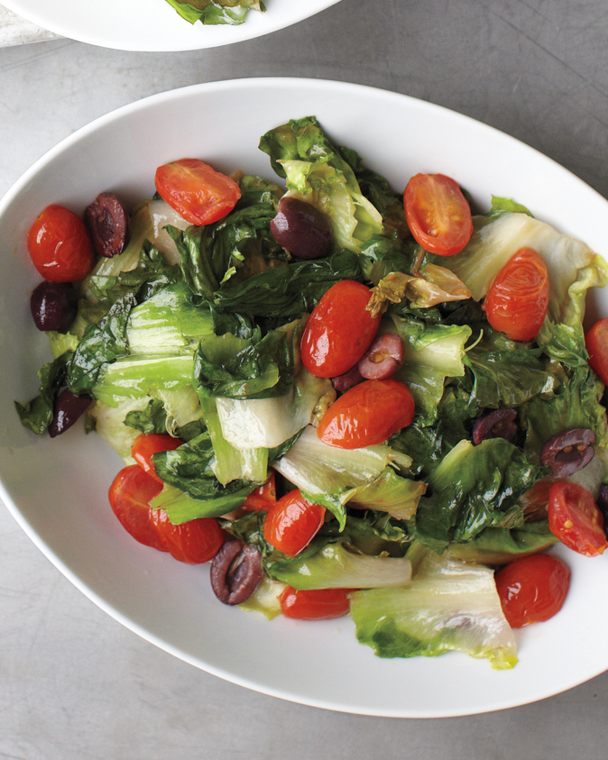 Escarole with Olives and Tomato Martha Stewart