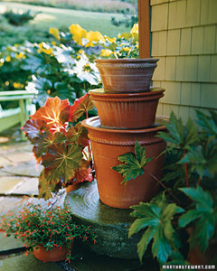 Pyramidal Pots Water Fountain Martha Pyramidal Pots Water Fountain