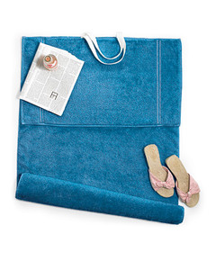Beach Towel Tote Bag Martha Sch Along Short Sides Of Hand Towel 4 Inches In From Edges Or Decorative Stripes Creating A Pocket