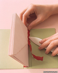 Envelope Books: Paper Binding How-To  Martha Stewart