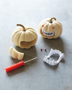 Fanged Vampire Pumpkins Martha To Make Bat Pumpkins