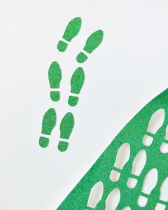 "Follow the Leprechaun" Trail Printable Craft | Martha Stewart
