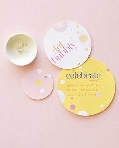 bubble invitations martha stewart