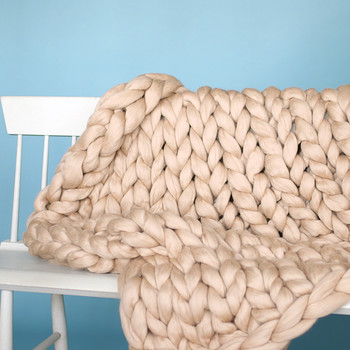Arm-Knit Throw Blanket Video EH