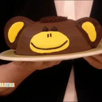 Video Banana Monkey Birthday Cake Martha Stewart