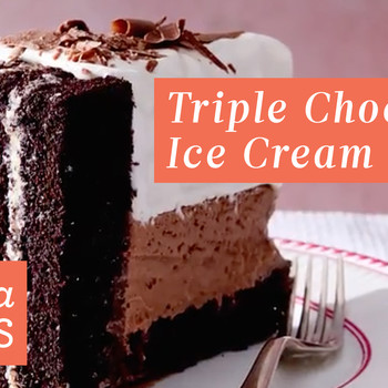 How to Make 3 Chocolate Ice Cream Cake Thumbnail