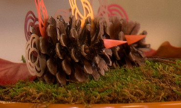 Video Good Thing Pinecone Turkey Thanksgiving Decorations