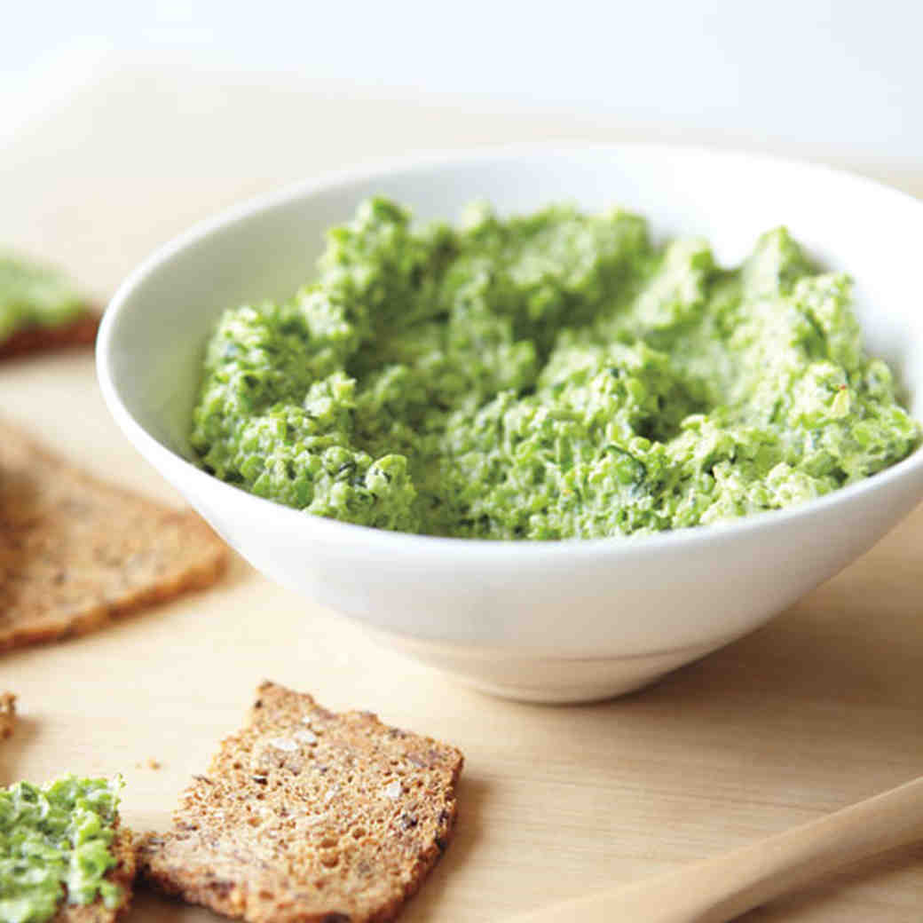 fresh pea hummus