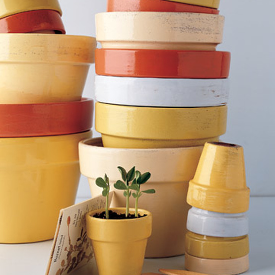 12 Ways To Personalize Terra Cotta Pots Martha Stewart