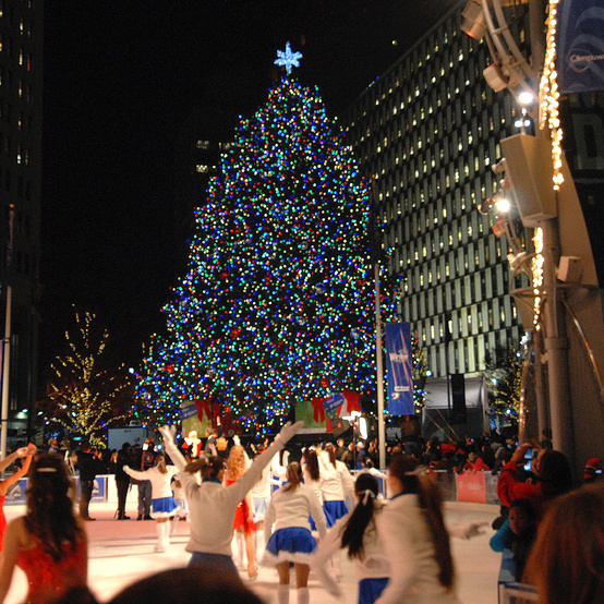 Detroit Christmas tree
