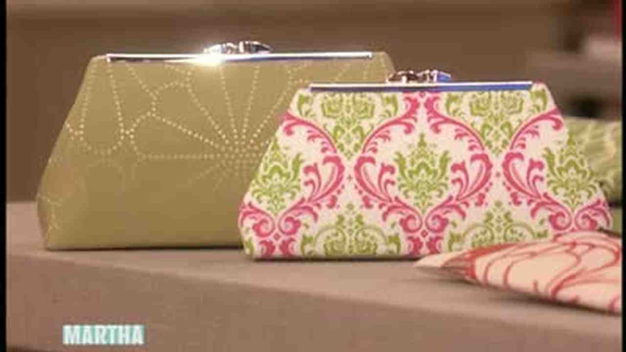 Video How To Make A Fabric Clutch Martha