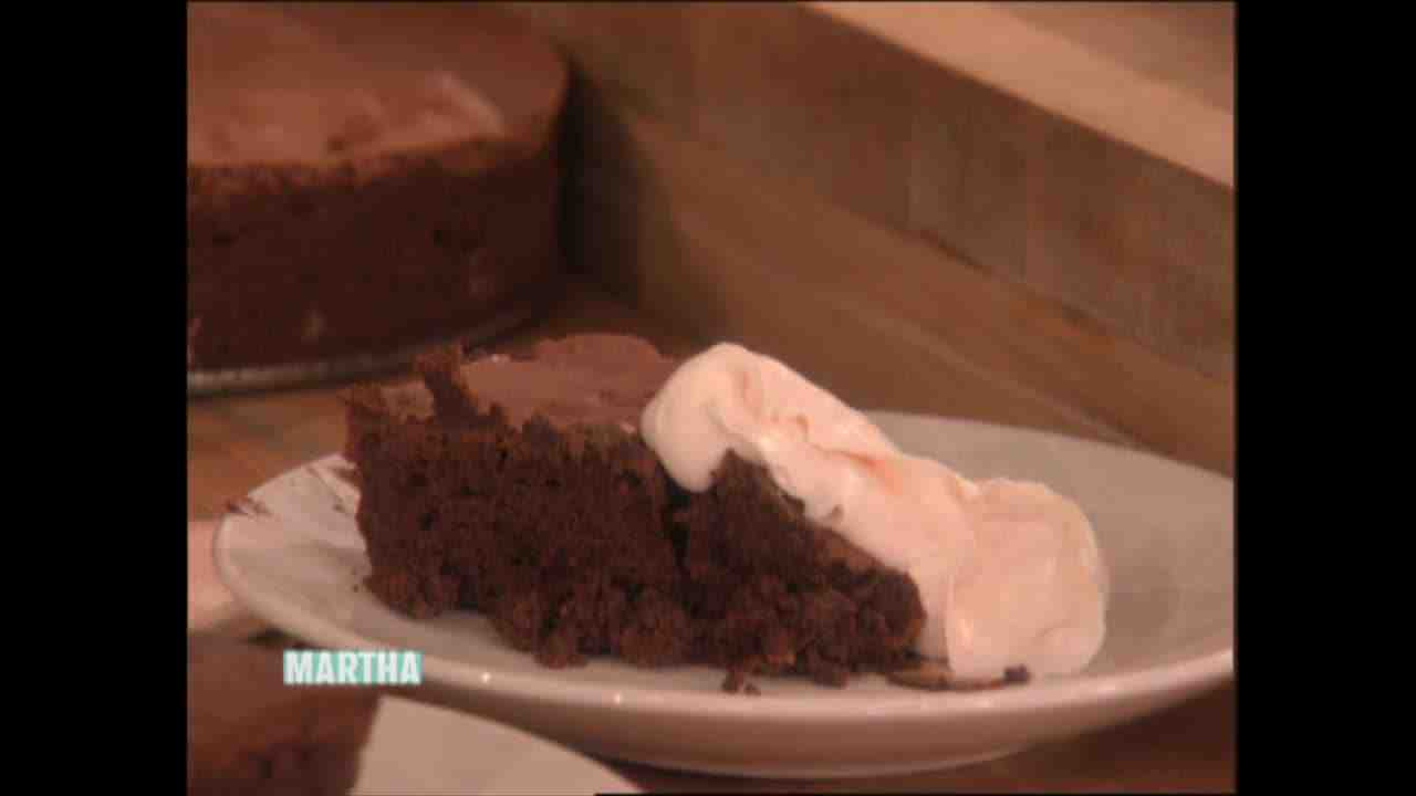 Video Flourless Chocolate Cake Recipe Martha Stewart