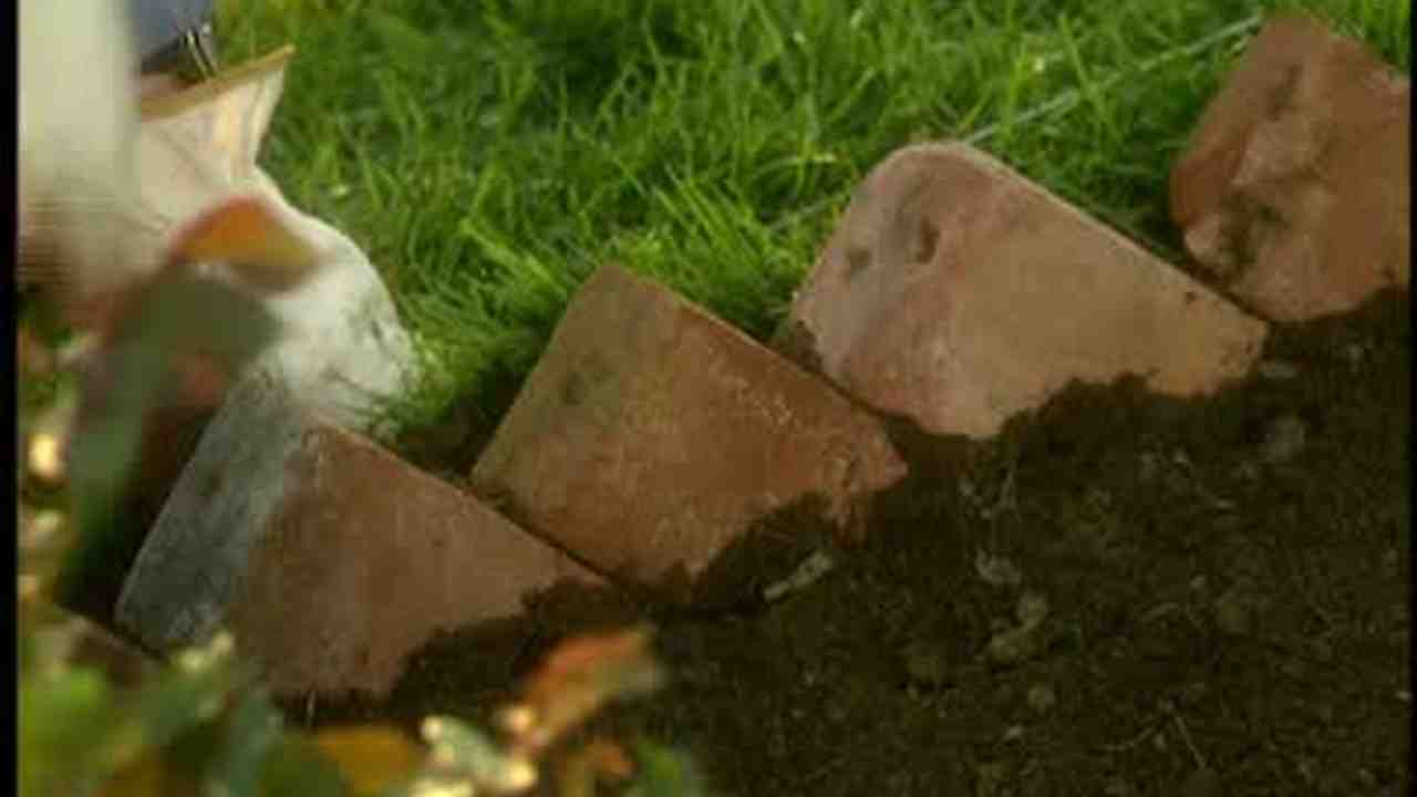 How To Edge A Garden With Bricks Martha Stewart