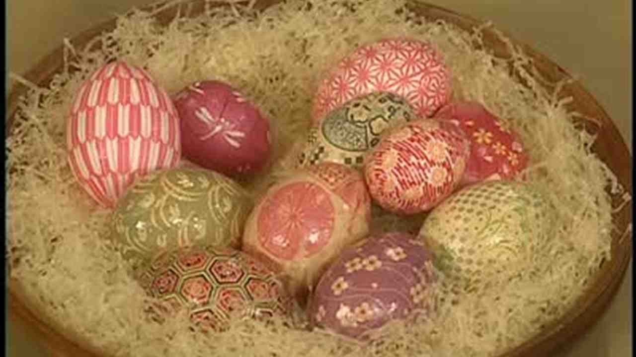 Video Decorating Japanese Paper Easter Eggs Video Decorating Japanese Paper Easter Eggs
