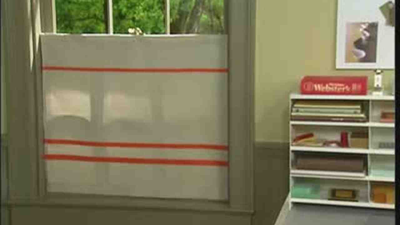 Video How To Create A Cafe Curtain Martha