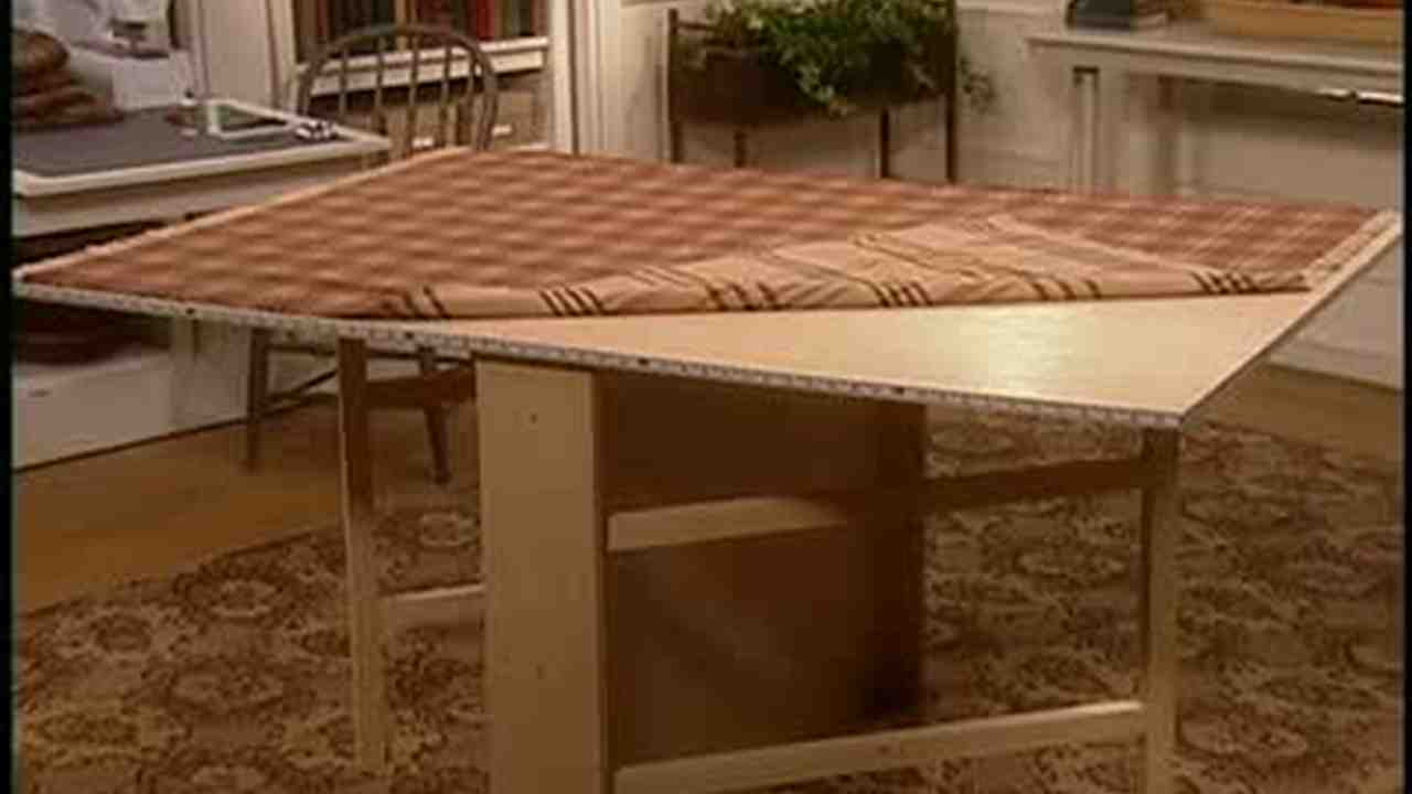 Video How To Make A Gate Leg Sewing Table Part 2 Martha