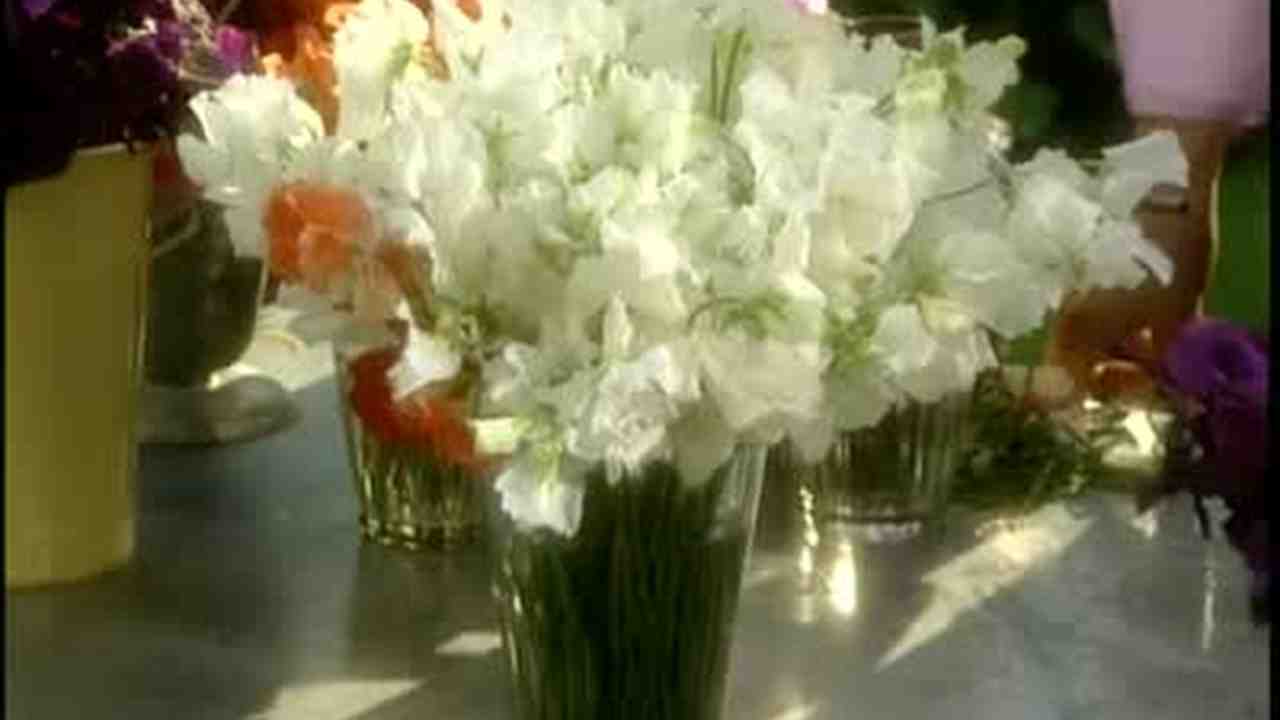 Video How To Make A Sweet Pea Flower Arrangement Martha