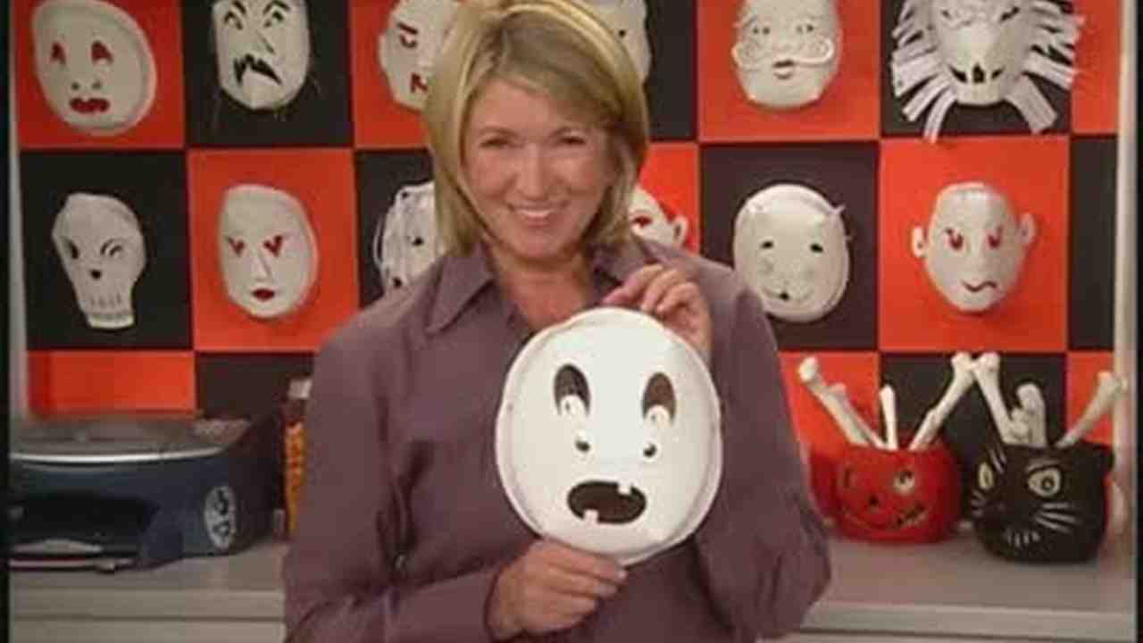 video making halloween masks out of paper plates martha stewart