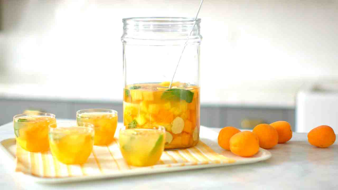 summer fruit sangria