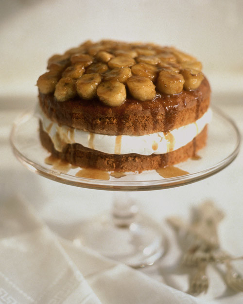 Banana Bourbon Layer Cake