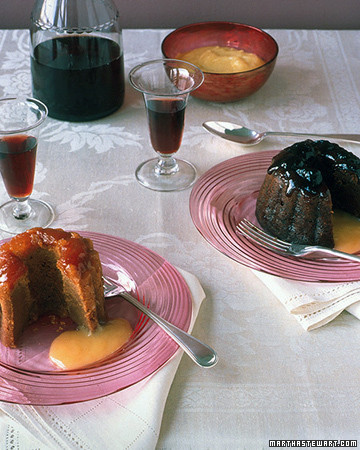individual fig or apricot steamed puddings recipe martha valentines tea party