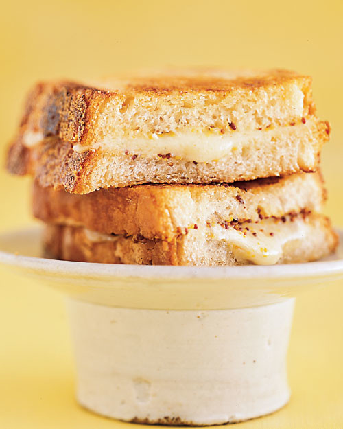 Grilled Cheese with Grainy Mustard
