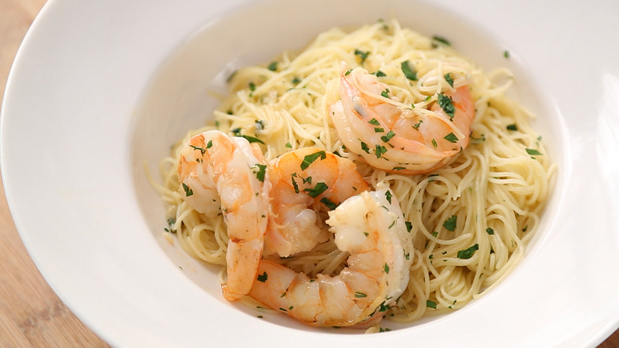 Video: Lucinda's Shrimp Scampi with Conchiglie Rigate | Martha Stewart