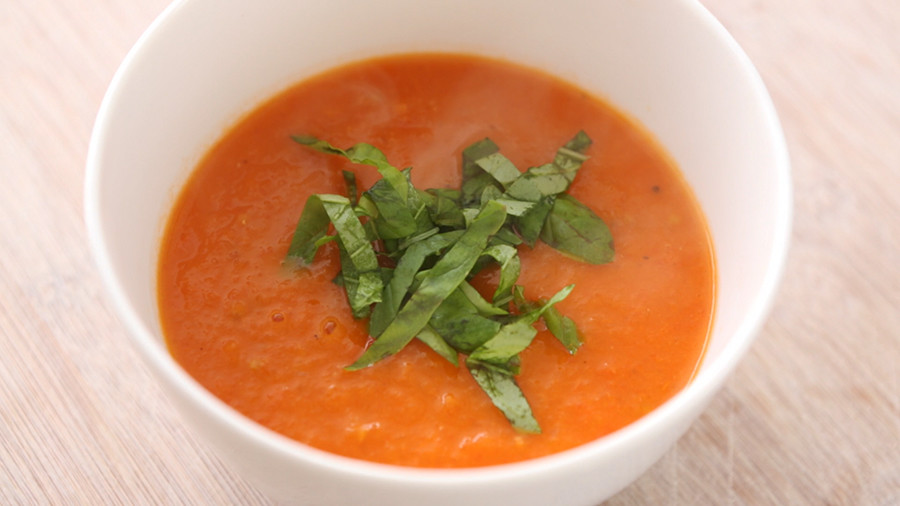 Video Roasted Tomato Soup Martha Stewart