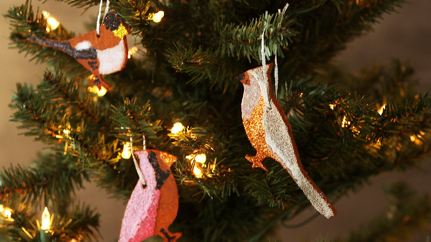 video cinnamon bird christmas ornaments martha stewart valentines tea party