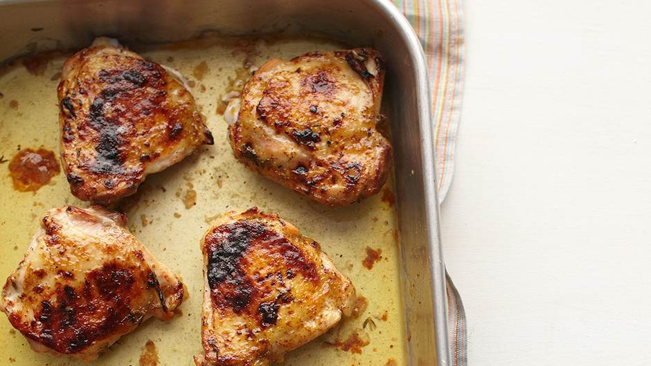 Easy Roasted Chicken Thighs