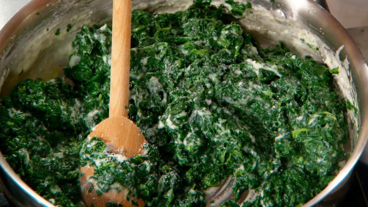 Video Mrs. Kostyra's Creamed Spinach Martha Stewart