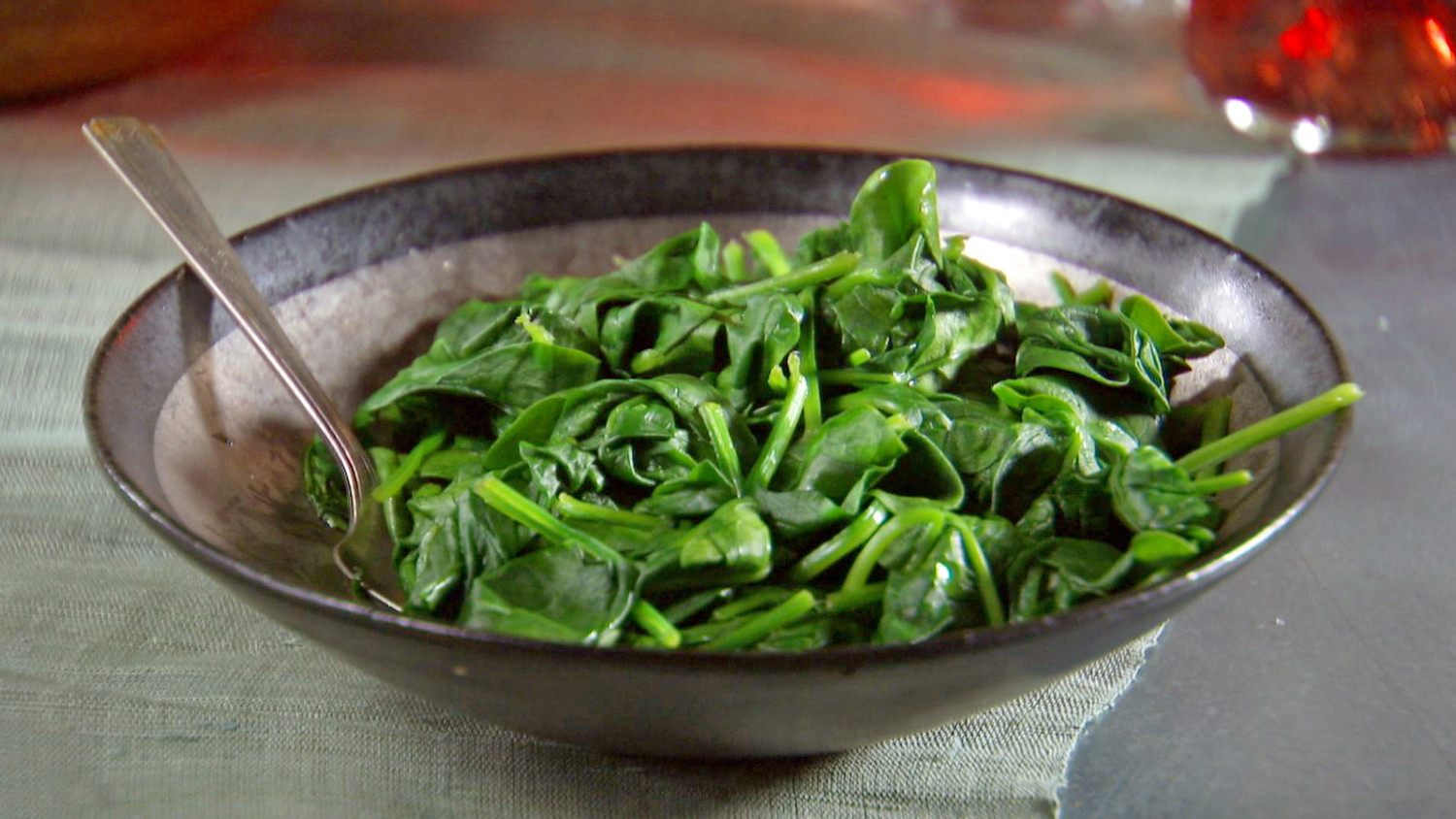 Barely Touched Spinach Recipe & Video Martha Stewart
