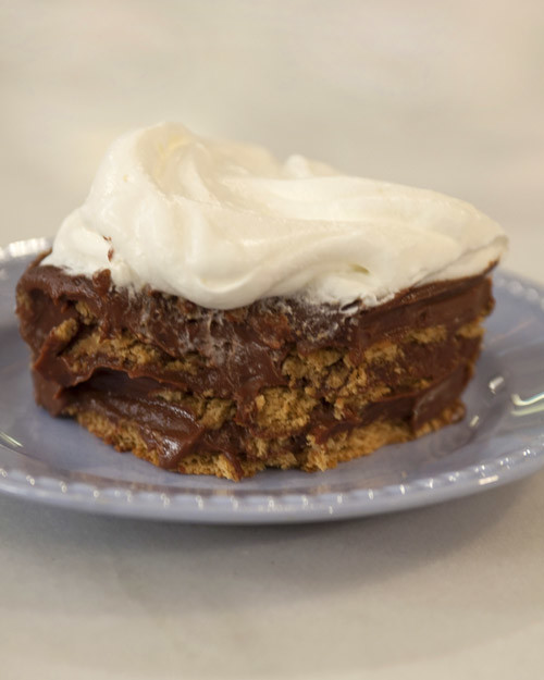 Chocolate Pudding Icebox Cake Recipe &amp; Video | Martha Stewart